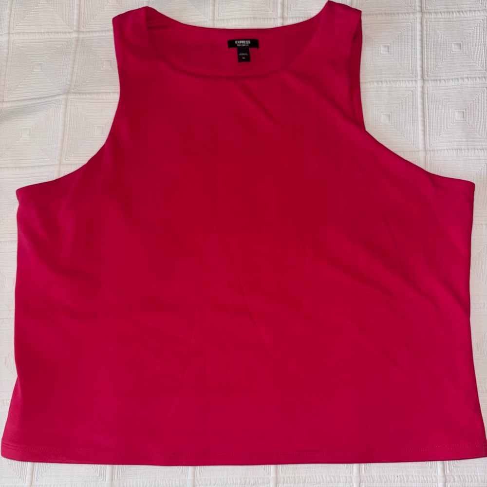 Women's Pink Sleeveless Top